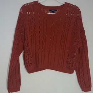 Burnt orange sweater